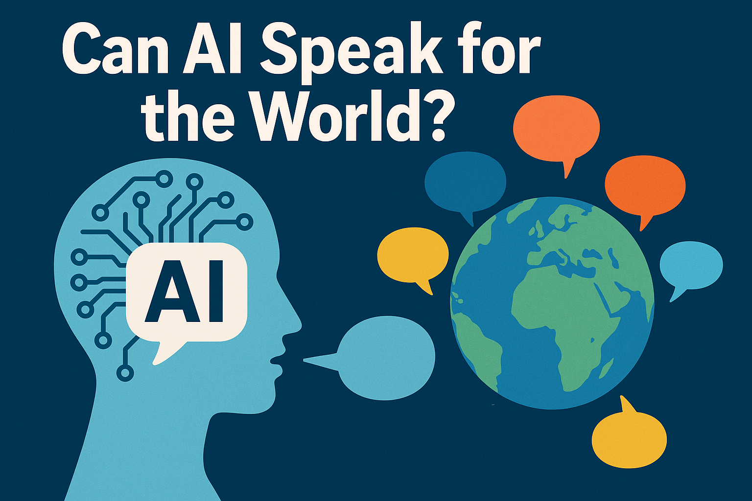 Can AI Speak for the World