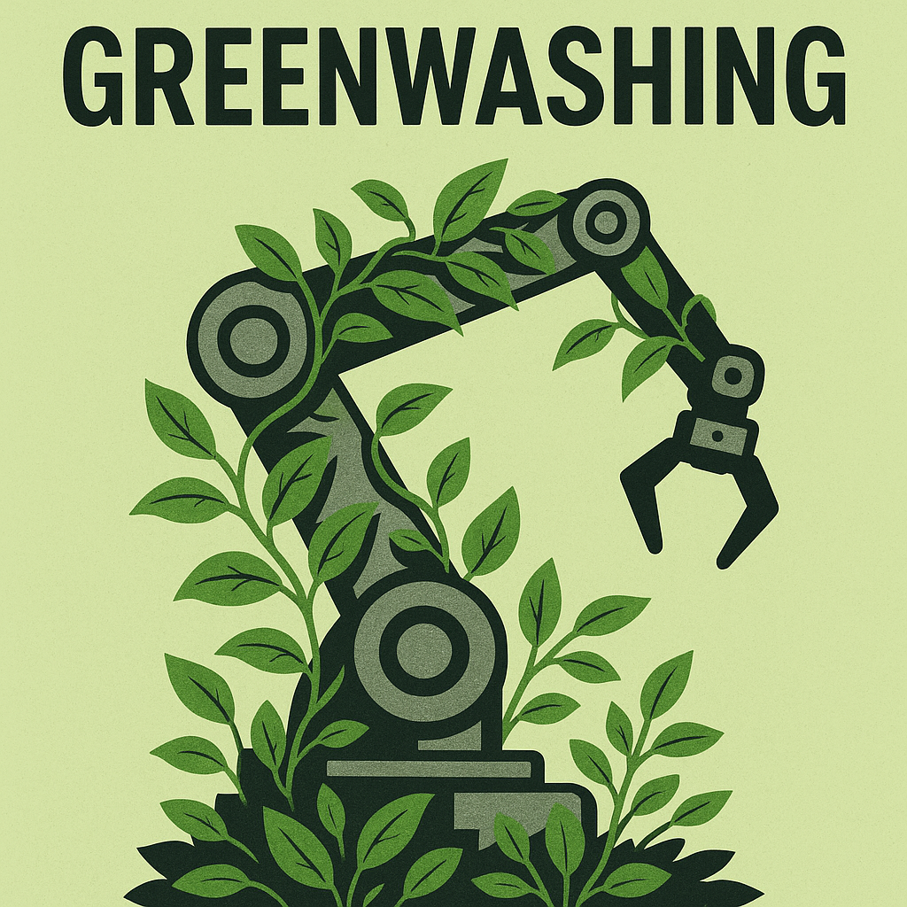 Machine Greenwashing - AI and false environmental claims in technology
