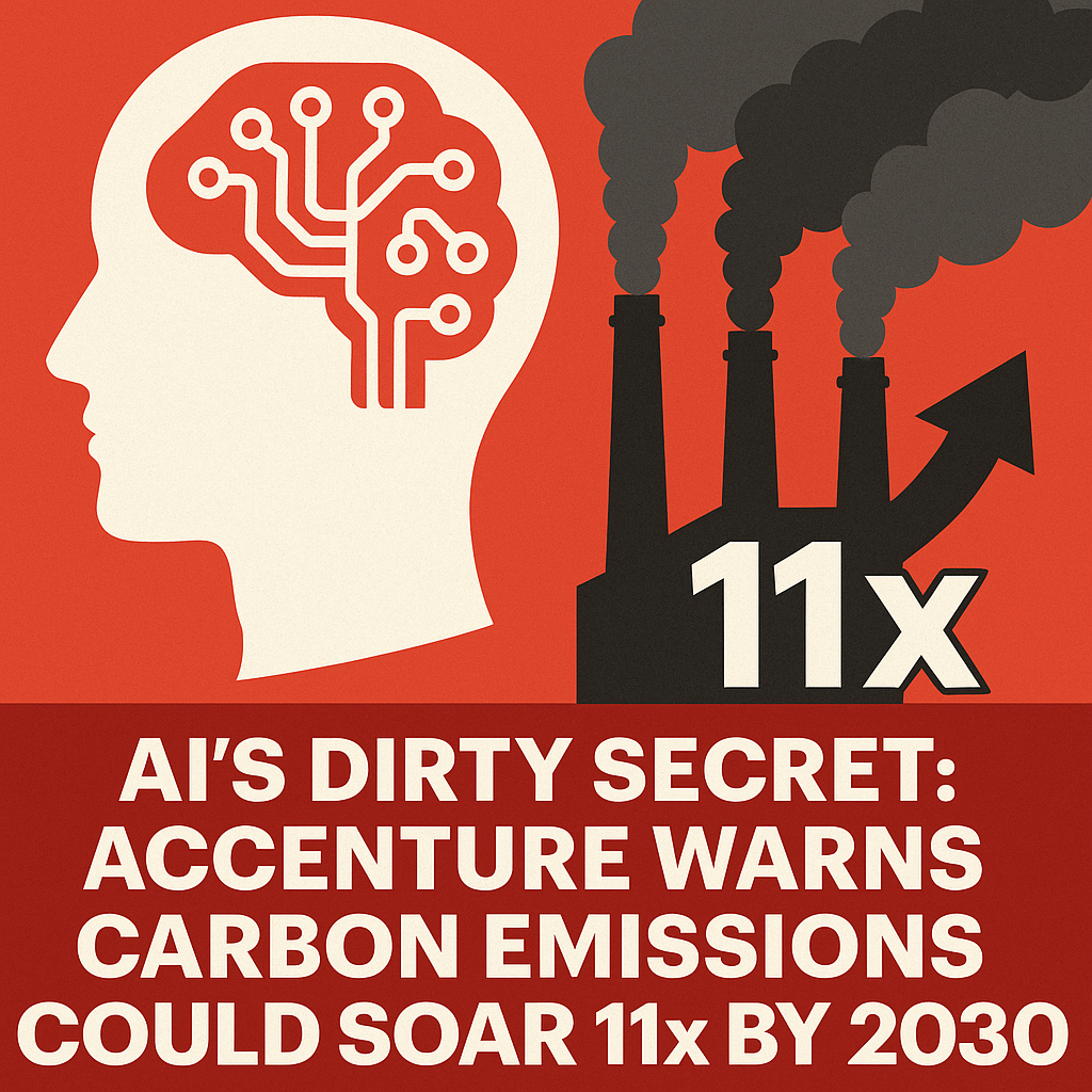 AIs Dirty Secret Accenture Warns Carbon Emissions Could Soar 11× by 2030 Aims to Succeed Transformers