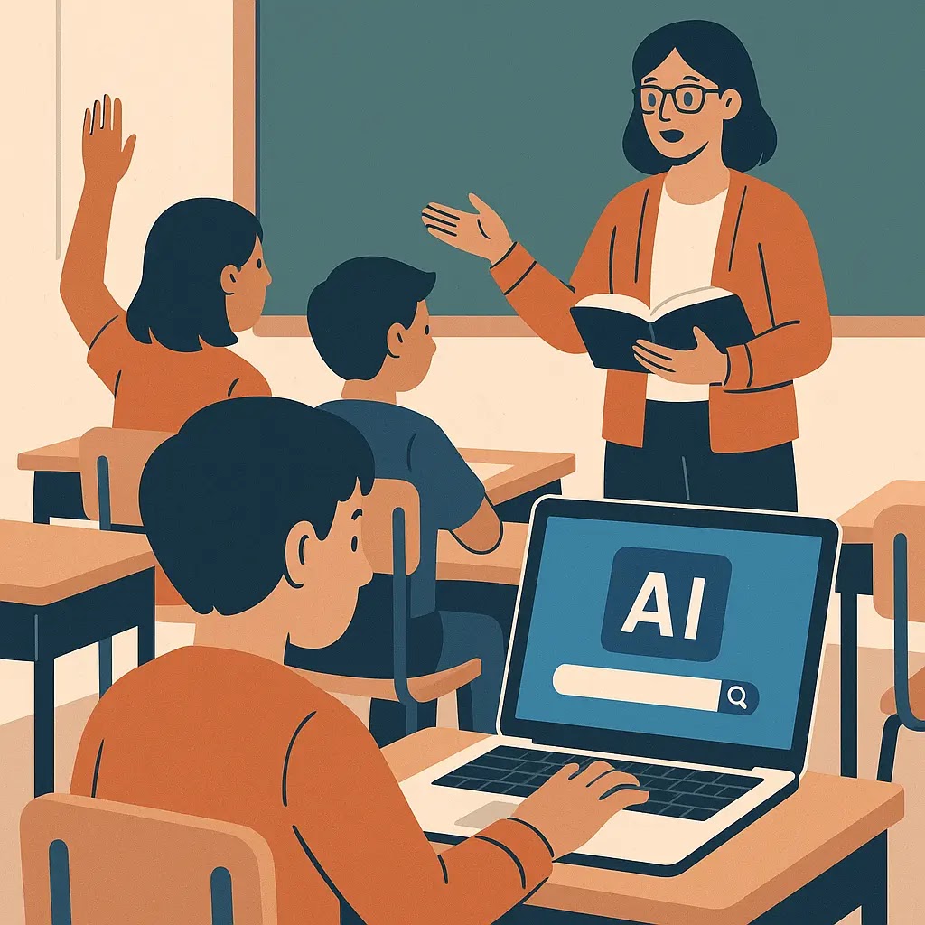 Generative AI in the Classroom Students Replacing Google Search