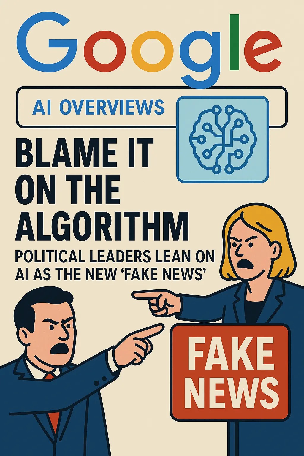 google ai overviews blame algorithm