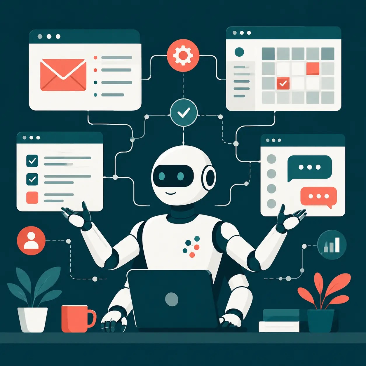 The AI Agent Revolution How Intelligent Assistants Are Taking Over Your Inbox Calendar and Workflow