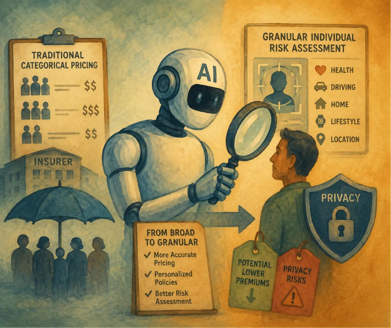 ai reshaping insurance who benefits left behind 2026