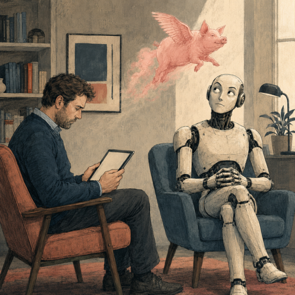 AI hallucination detection illustration showing hidden warning signals inside a mixture-of-experts neural network