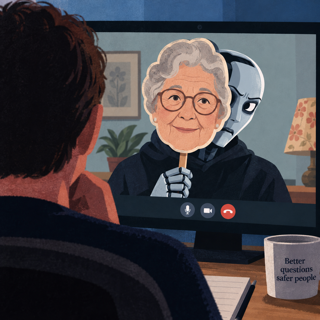 To Catch a Deepfake Caller, Make Them Do Something Live